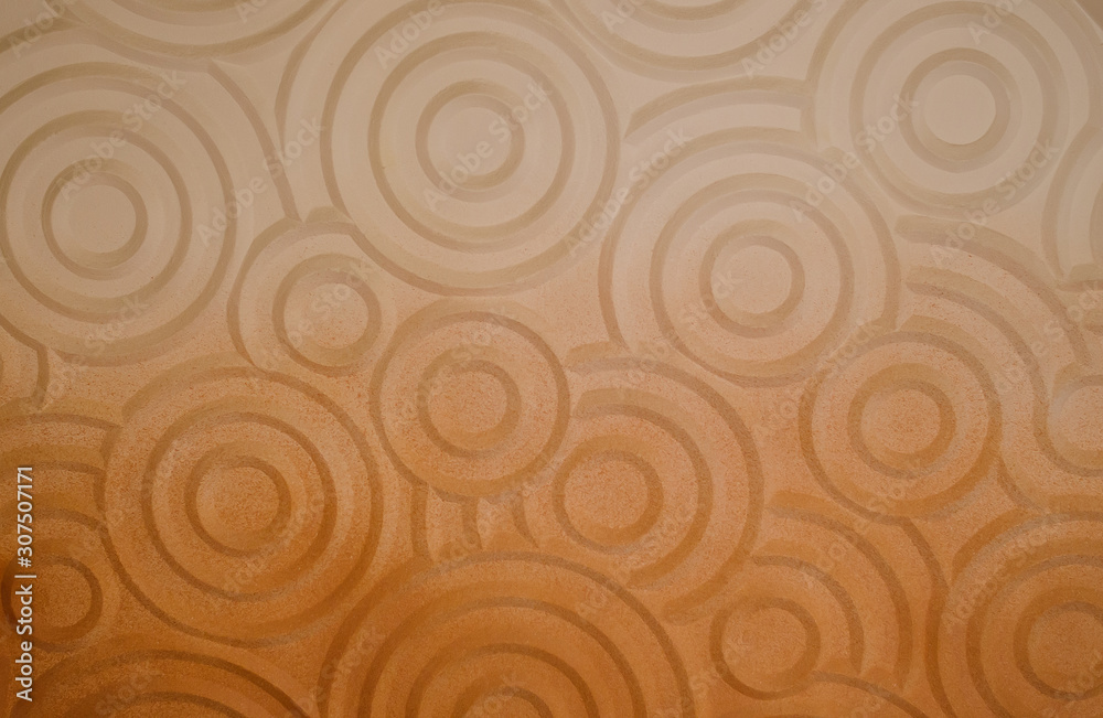 original wall in circles original wall in circles
