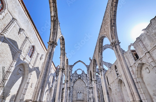 Portugal, Lisbon, Chiado, Carmo?Convent ruins photo