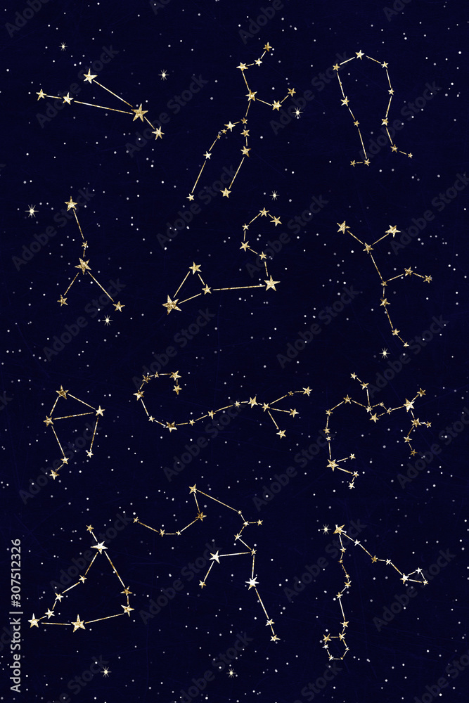 Sky star map