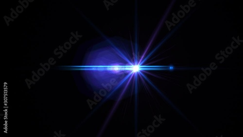 Wallpaper Mural Optical Lens Flare Effect, Light Burst, Glowing Sweep Animation, Moving Transition. Overlay Video. High Quality 4K Resolution. Torontodigital.ca