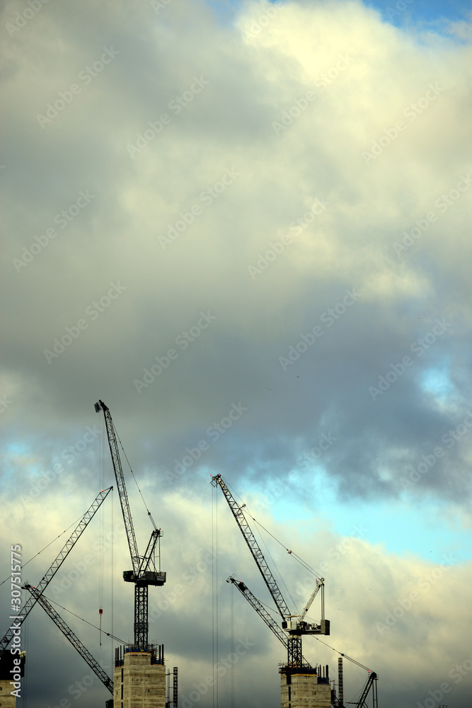 Construction of The Broadway development on Victoria Street London