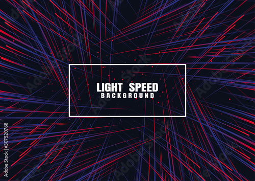 Lines composed of glowing backgrounds, abstract vector background