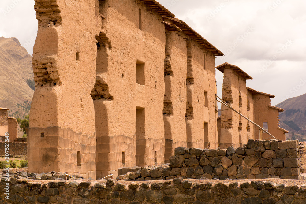 great walls of the ancient city of racqui peru, treasure of humanity great walls of the ancient city of racqui peru, treasure of humanity
