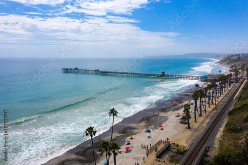 Snapshot of San Clemente Beach and Pier photo