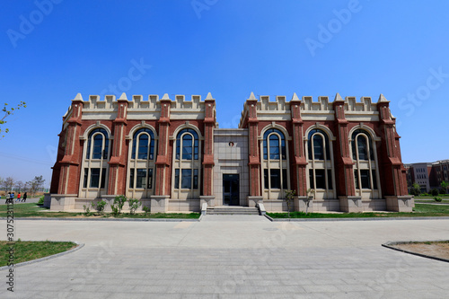 Photography Campus Scenery of Tangshan Polytechnic College, Tangshan City, Hebei Province, C