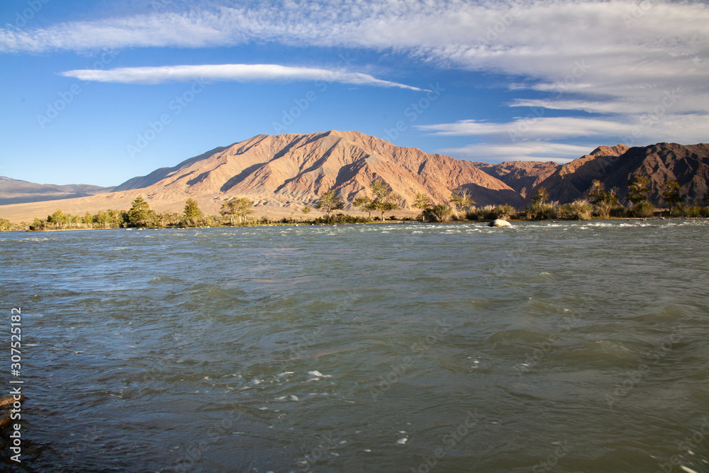 Landscapes of Mongolia, Hovd river