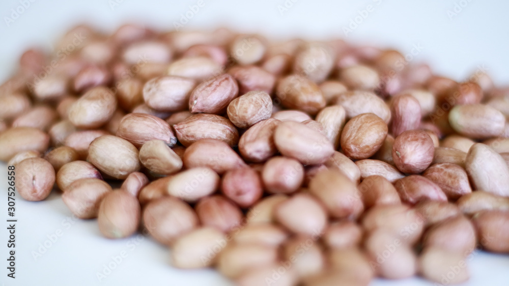 Peanuts or groundnut on white background. Peanuts or groundnut on white background.