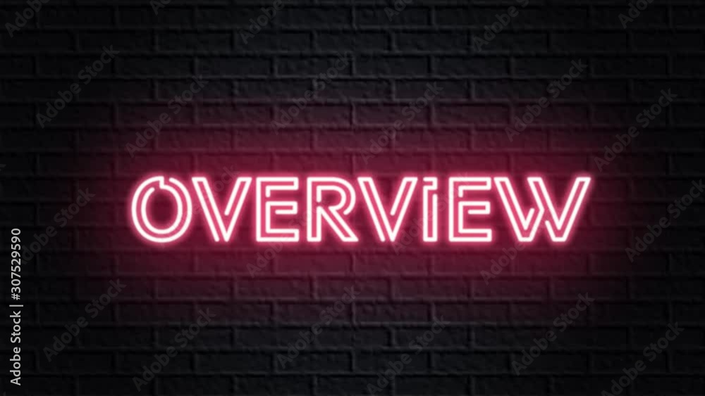 red neon video animation overview red neon video animation overview