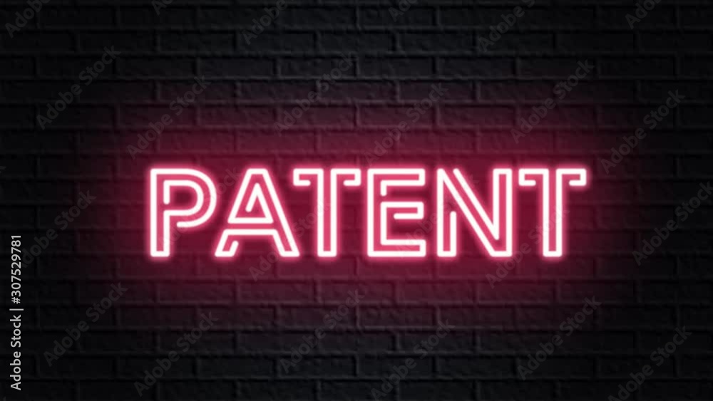 red neon video animation patent red neon video animation patent