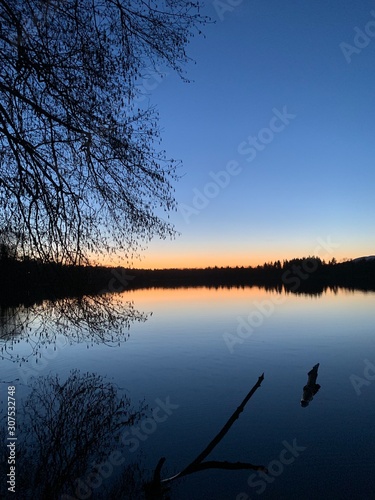 Sunset at Burnaby Lake, BC 
