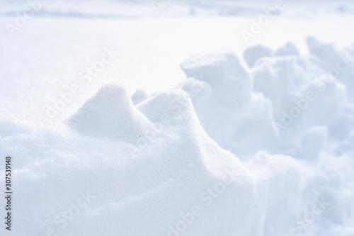 Winter background with snow. Christmas and New Year holidays background