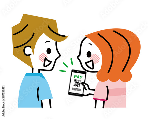 キャッシュレス　PAY　夫婦