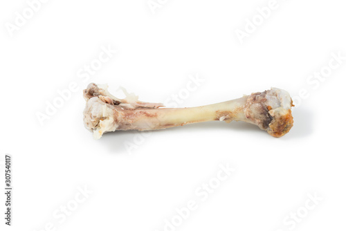 chicken bone isolated white