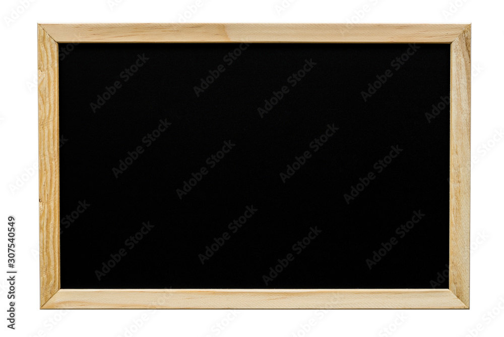school blackboard or chalkboard empty and wooden frame on a white background. school blackboard or chalkboard empty and wooden frame on a white background.