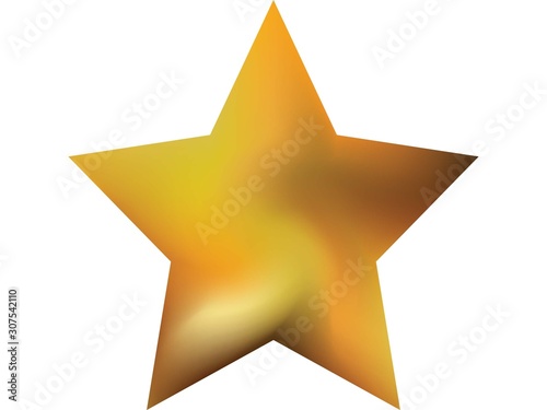 Gradient background in the form of pentagram.