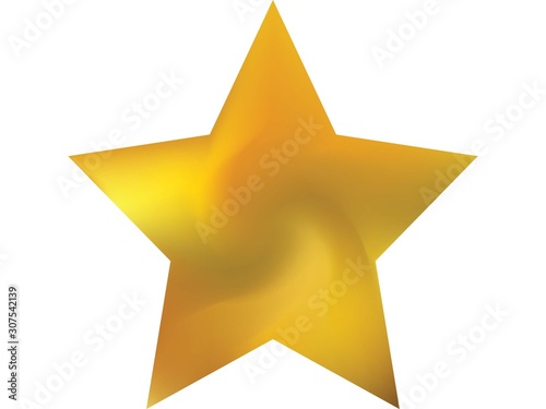 Gradient background in the form of pentagram.