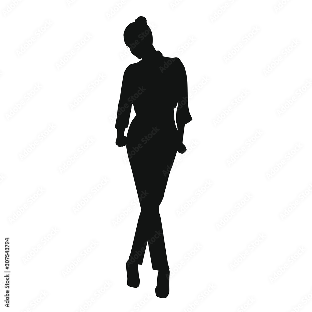 Fototapeta premium Woman Silhouette