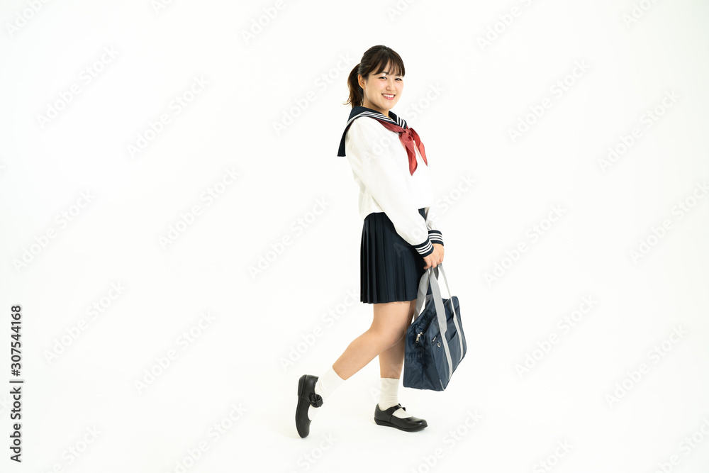 セーラー服の女子高生 セーラー服の女子高生