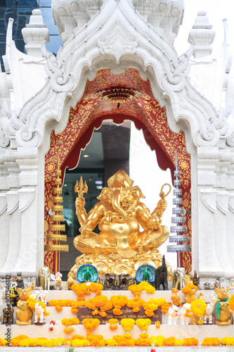 Pikanesh or Ganesh Shrine at Ratchaprasong, Bangkok.