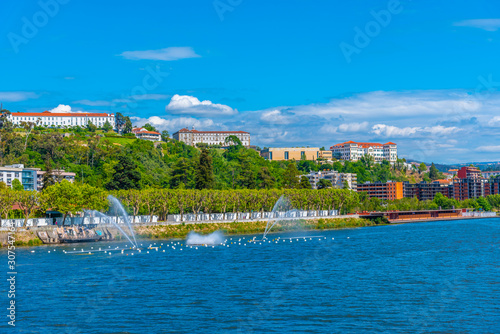 Fountain on Mondengo river at Coimbra, Portugal