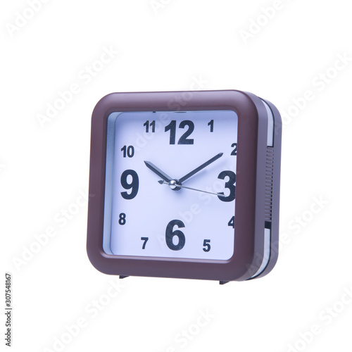 clock or alarm clock on a background new.