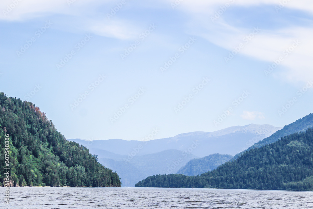 Altay Telezkoye lake beautiful and mountains Russia