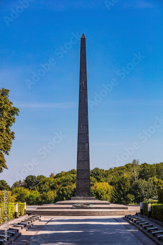 Monument to the unknown soldier Mariinsky Park Landmark of Kiev Ukraine Europe © snaptitude