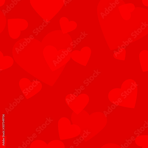red hearts. vector seamless pattern. valentines repetitive background. textile paint. fabric swatch. wrapping paper. continuous print. design element for greeting card  ad  banner  invitation  flyer