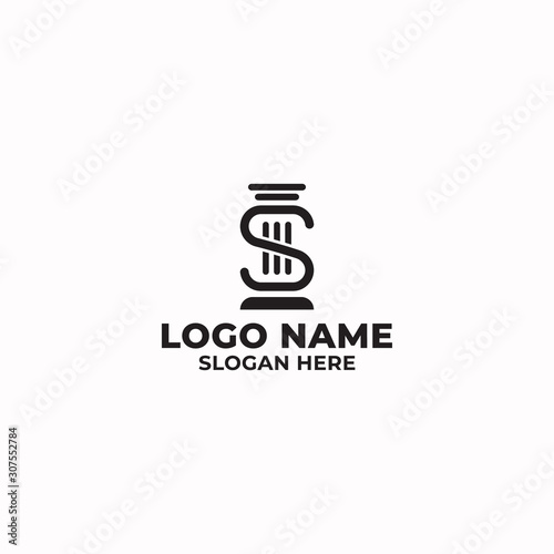 S latter/Law firm logo design for use any purpose