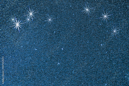 Blue paper shiny holiday ba...