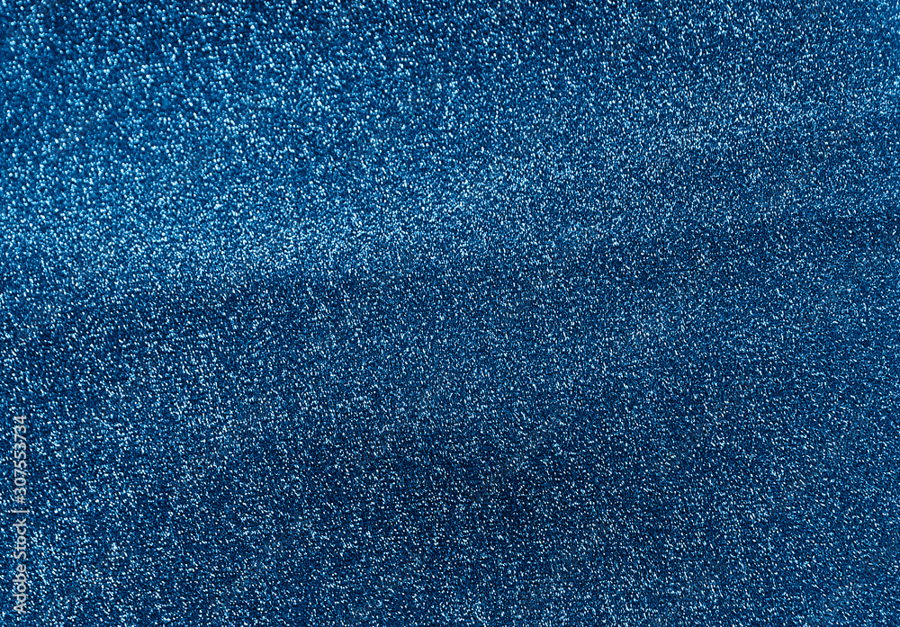 Texture of sparkling fabric in trendy blue color. Main color of the year 2020. Texture of sparkling fabric in trendy blue color. Main color of the year 2020.