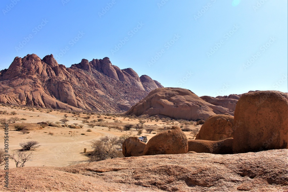 Fantastic daylight view at Spitzkoppe, Namibia Fantastic daylight view at Spitzkoppe, Namibia