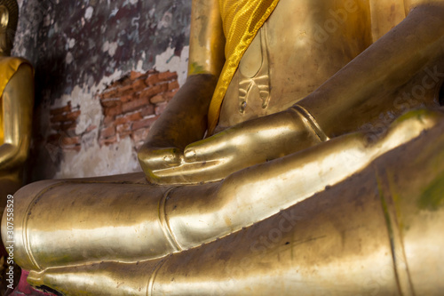 golden buddha in thailand photo