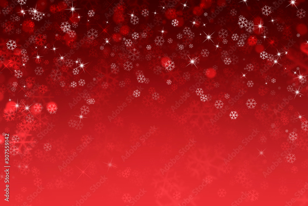 red christmas background with snowflakes red christmas background with snowflakes