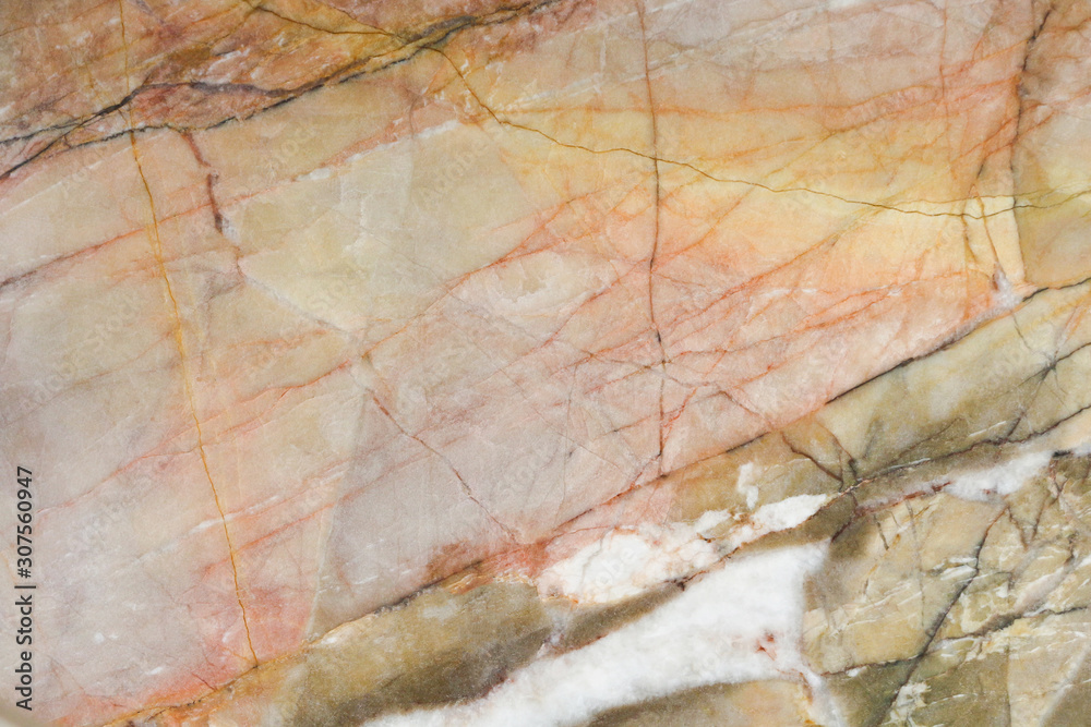 Fototapeta premium Natural color marble texture background pattern with high resolution.