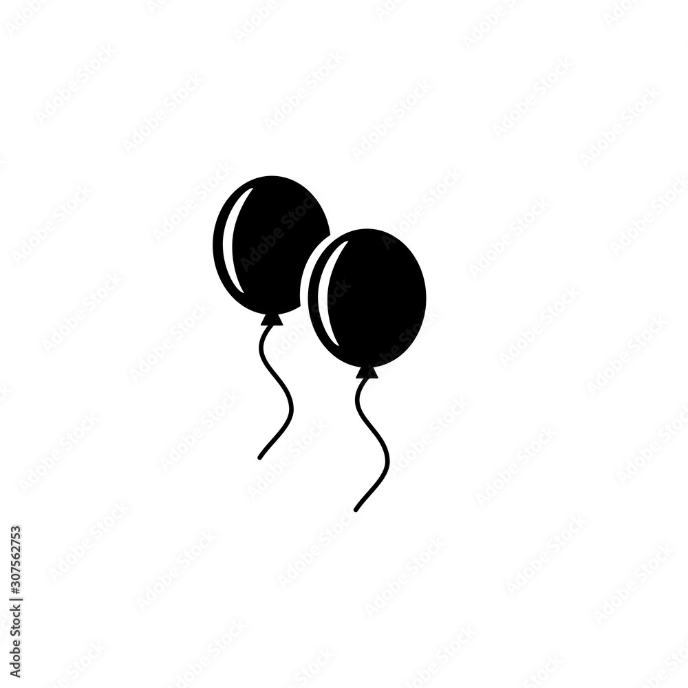 Balloon vector icon isolated on white background. Modern simple flat birthday balloon sign. Celebration, internet concept. Trendy vector helium ballon symbol for website, web button, mobile app. logo Balloon vector icon isolated on white background. Modern simple flat birthday balloon sign. Celebration, internet concept. Trendy vector helium ballon symbol for website, web button, mobile app. logo