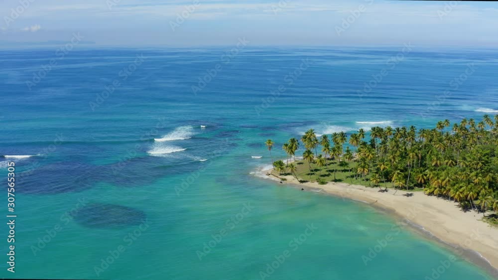 Mexico clean palms beaches resort. Top view beach with white sand and palm trees. Mexico clean palms beaches resort. Top view beach with white sand and palm trees.