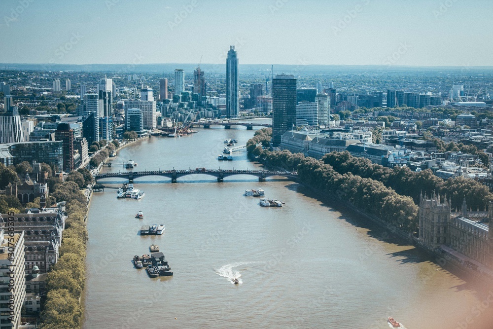 Obraz premium Boats in London