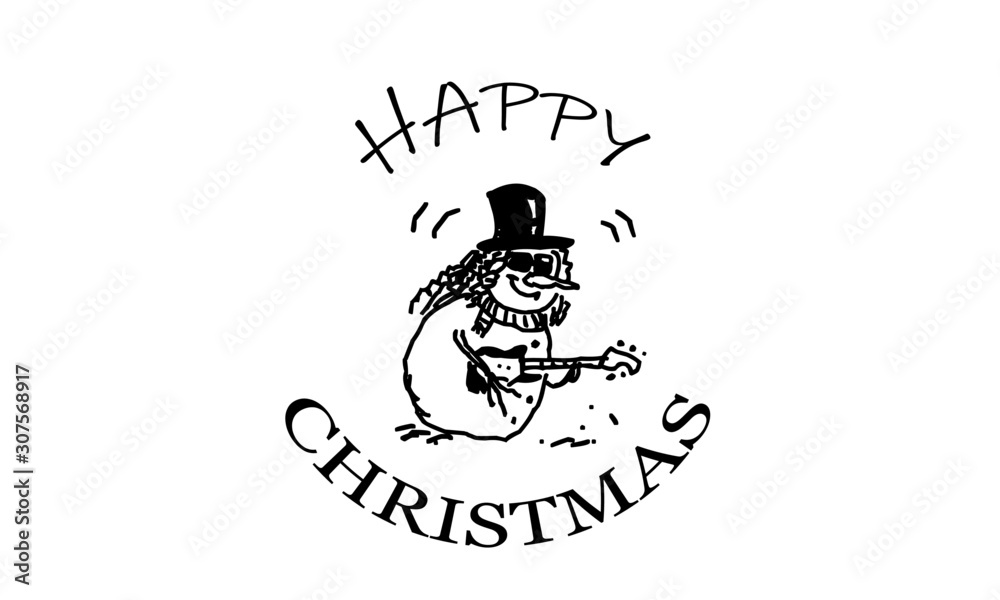 Christmas Greeting, typography for print or use as poster, card or T shirt Christmas Greeting, typography for print or use as poster, card or T shirt
