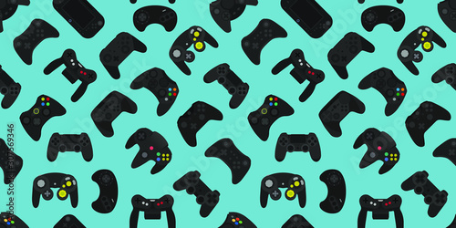 Video game controller backg...