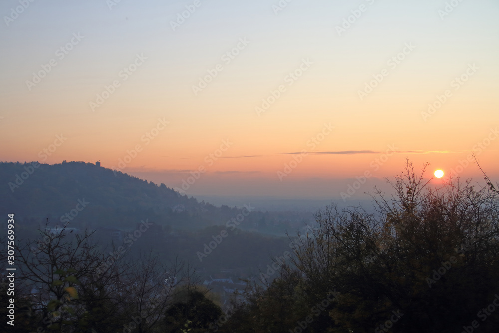 Fototapeta premium Abendstimmung