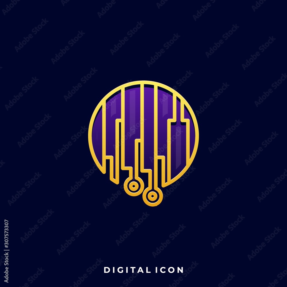Abstract Circle Illustration Vector Template Abstract Circle Illustration Vector Template