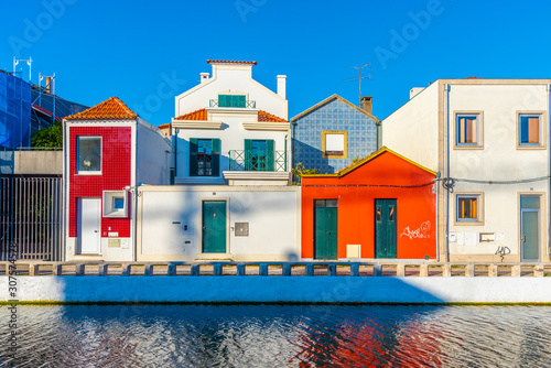Cais dos Botiroes channel at Aveiro, Portugal