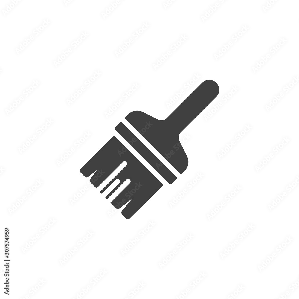 Paint brush vector icon. filled flat sign for mobile concept and web design. Paintbrush tool glyph icon. Symbol, logo illustration. Vector graphics Paint brush vector icon. filled flat sign for mobile concept and web design. Paintbrush tool glyph icon. Symbol, logo illustration. Vector graphics