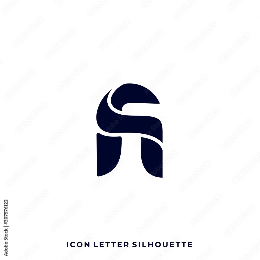 Letter A Illustration Vector Template
