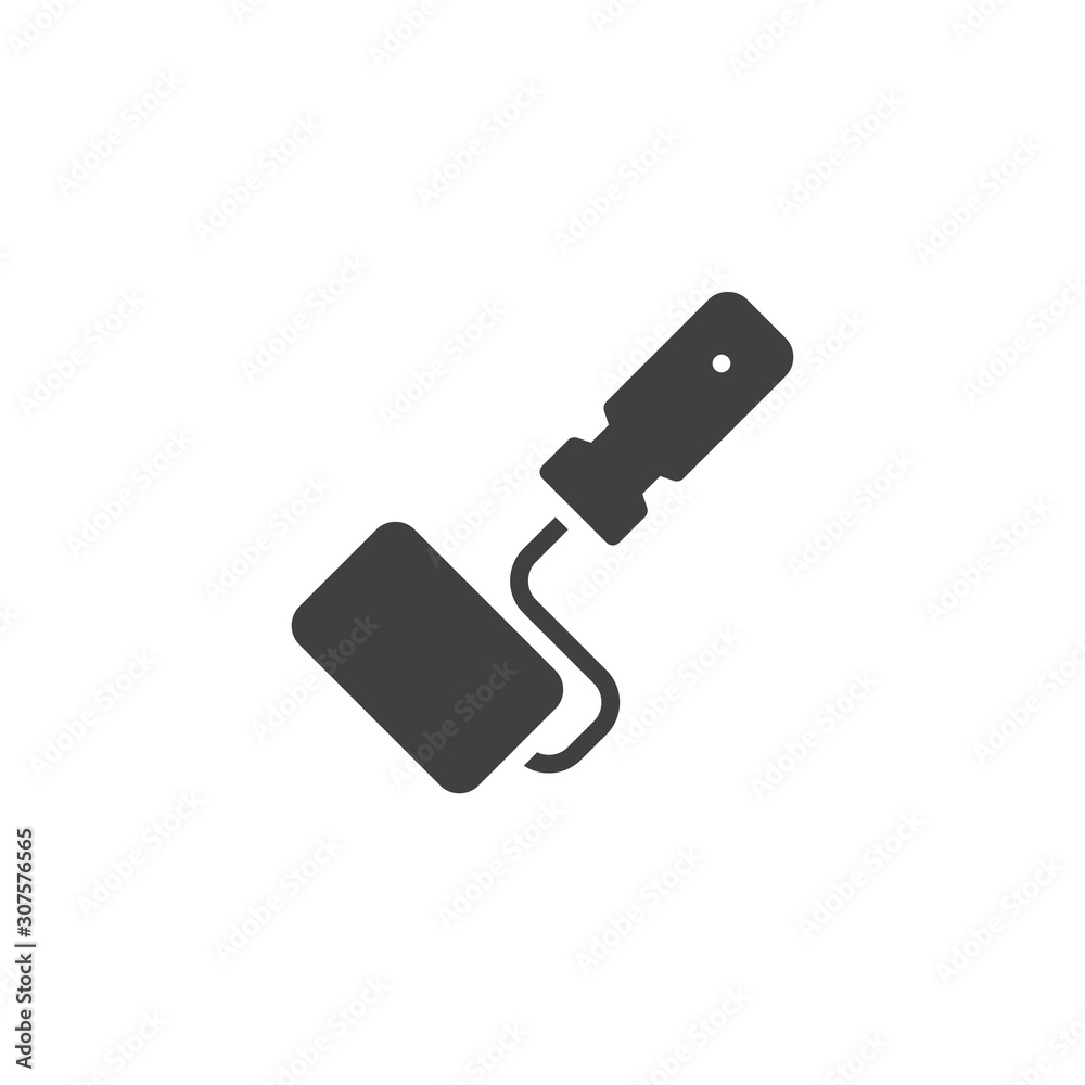 Paint roller vector icon. filled flat sign for mobile concept and web design. Roller brush glyph icon. Symbol, logo illustration. Vector graphics Paint roller vector icon. filled flat sign for mobile concept and web design. Roller brush glyph icon. Symbol, logo illustration. Vector graphics