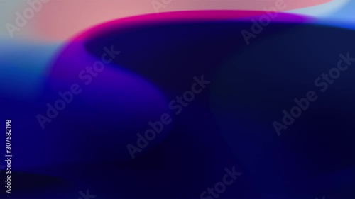Abstract blurred transparency big bokeh movie, glowing gradient magical waves. Background for Youtube, opener, Christmas theme, holiday, party, clubs, event, music clips, advertising footage.