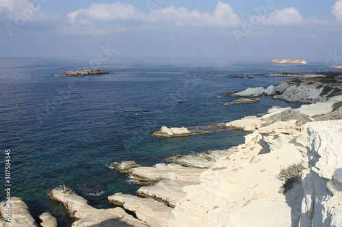 White Rocks in Pegeia, Cyprus photo