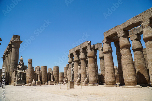 Luxor Temple at Luxor, Egypt