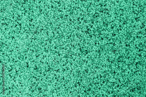 Abstract Aqua Menthe color or turquoise and aqua glitter sparkle confetti background or mint color party. Color trends 2020